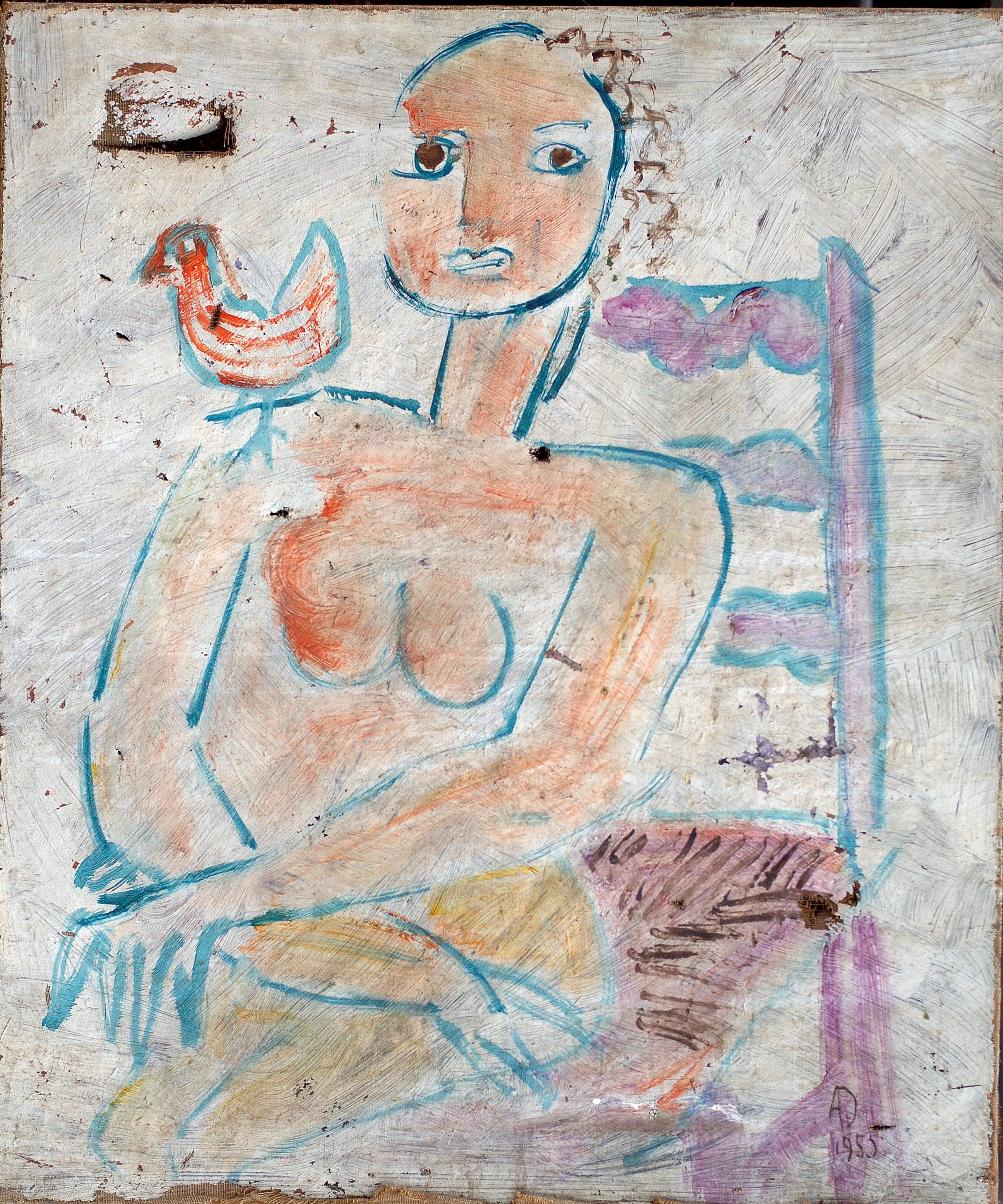 La femme et l’oiseau La femme et l’oiseau