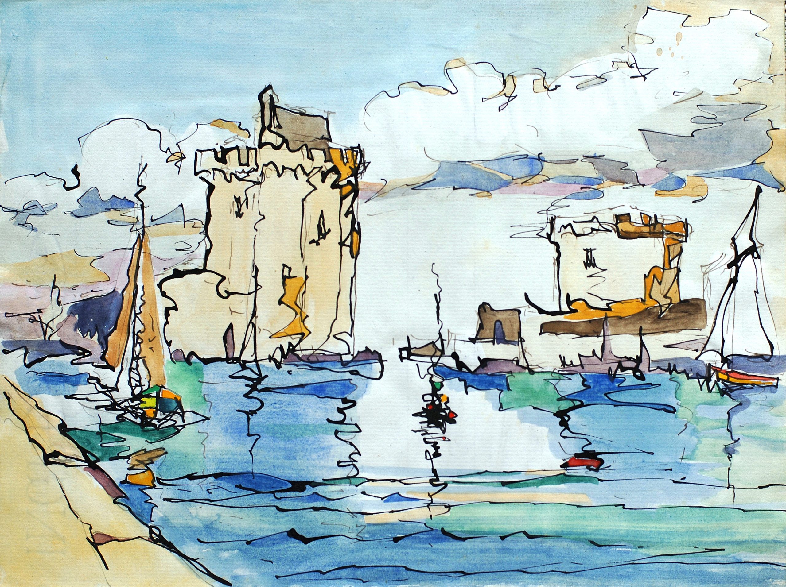 La Rochelle en aquarelle 1 La Rochelle en aquarelle 1